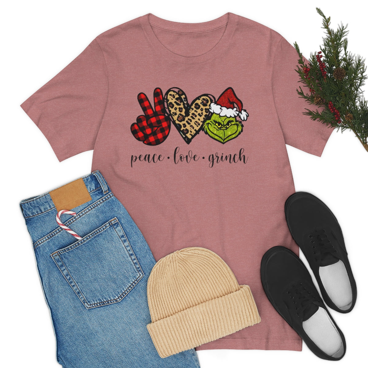 Peace, Love, Grinch T-Shirt