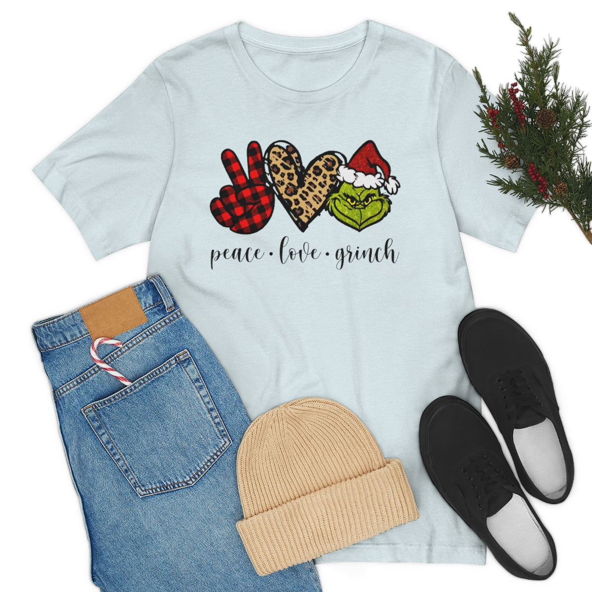 Peace, Love, Grinch T-Shirt