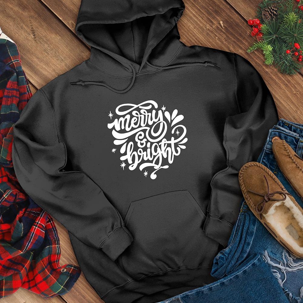 Merry and Bright Hooded Sweatshirt