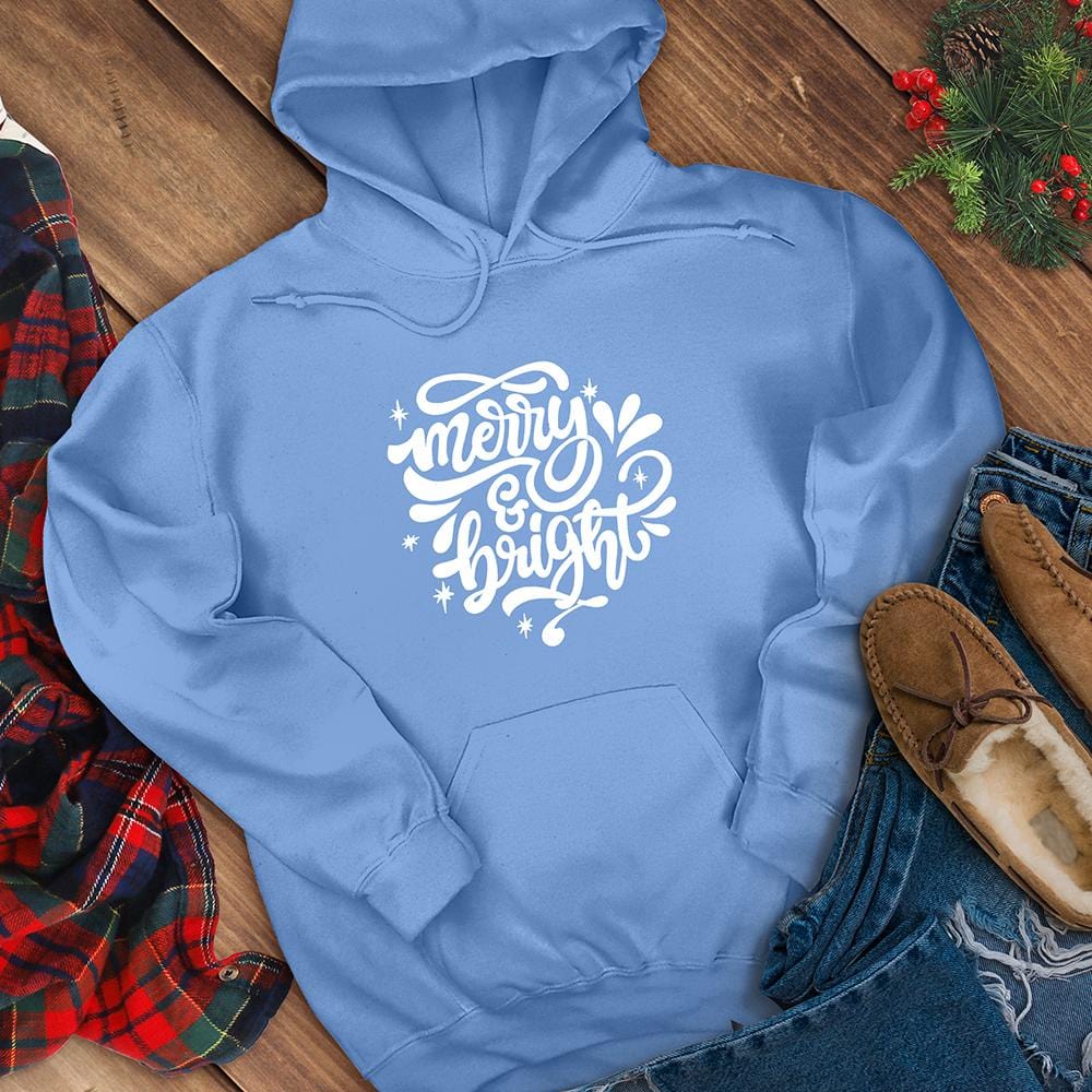 Merry and Bright Hooded Sweatshirt