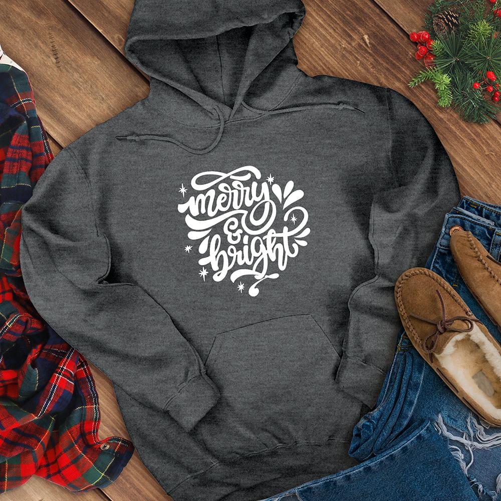 Merry and Bright Hooded Sweatshirt