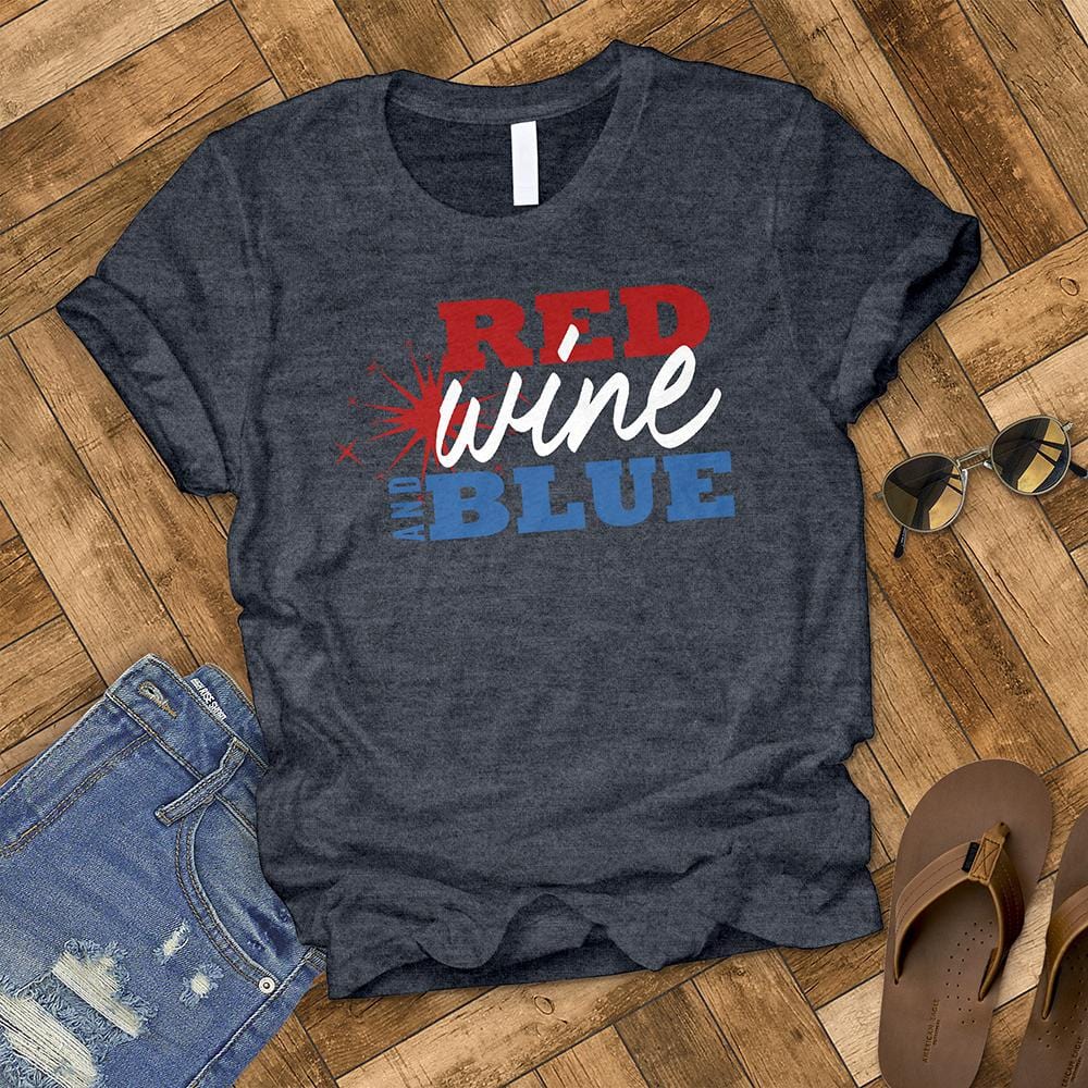 Red, Wine, and Blue Tee