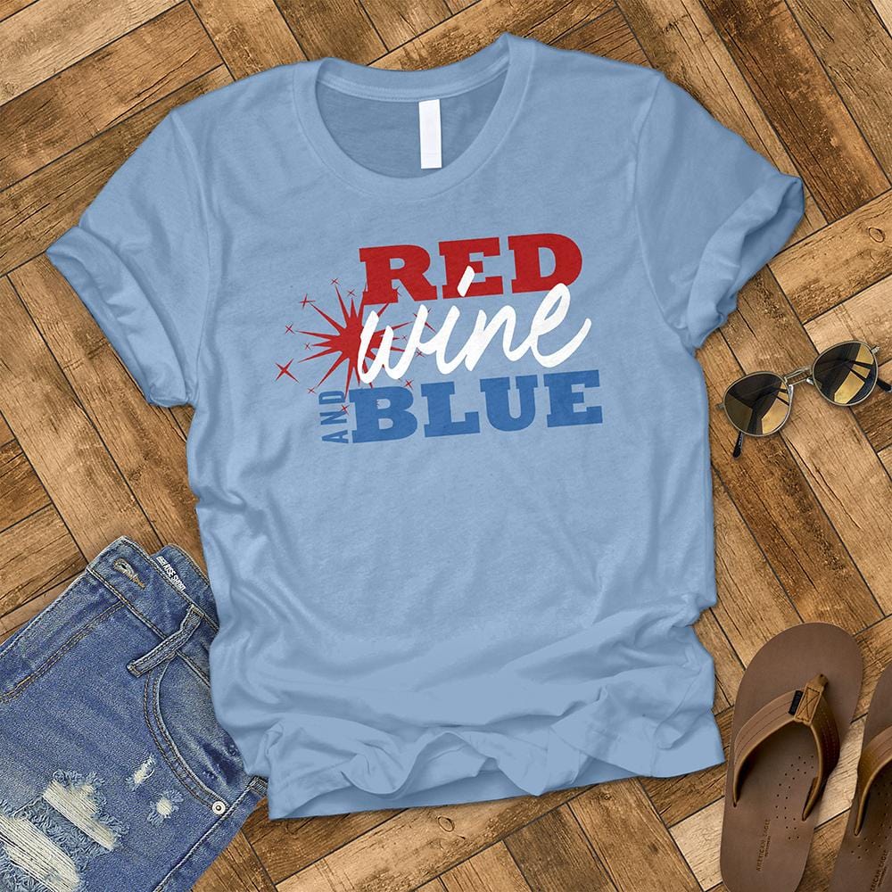 Red, Wine, and Blue Tee
