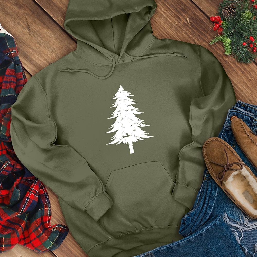 Natural Christmas Hooded Sweatshirt