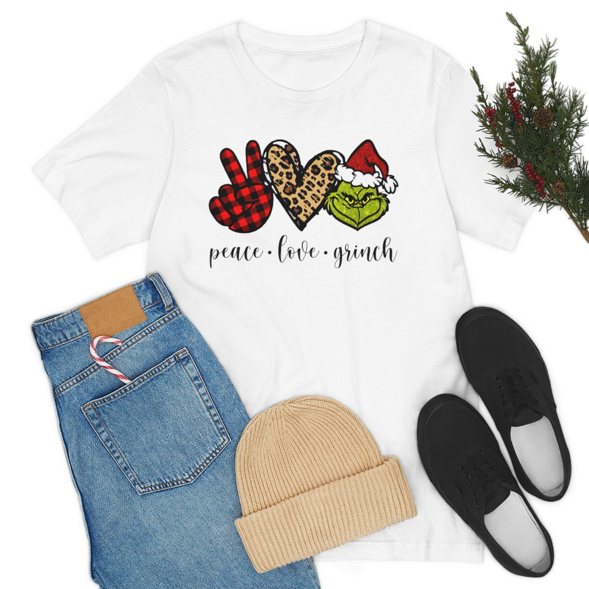 Peace, Love, Grinch T-Shirt